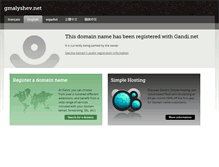 Tablet Screenshot of gmalyshev.net